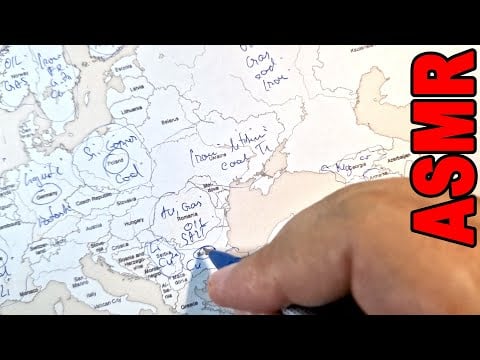 ASMR: The Richest Natural Resources in Every European Country Explained (ASMR map tracing + whisper)