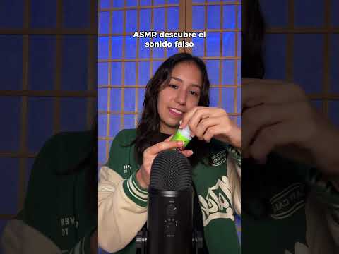 ASMR ¿Reconociste el sonido falso? 🧐❌ Coméntalo y veremos si acertaste 😋🩷#asmr #relax #triggers