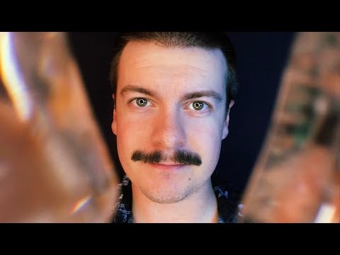 [ASMR] Massaging Your Face with Fake Ice | Visual ASMR Triggers | RV
