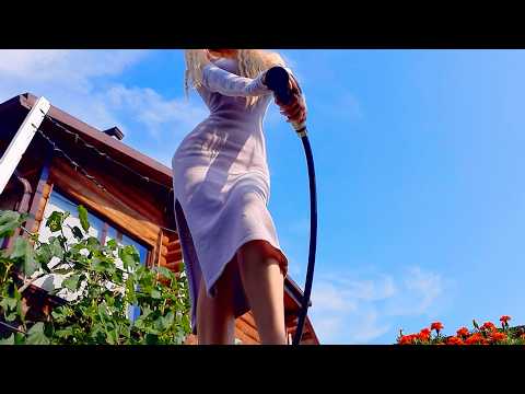 FAST & AGGRESSIVE LOFI ASMR OUTSIDE 💥 AROUND MY GARDEN