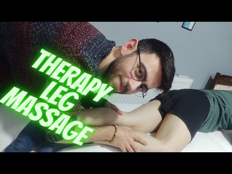 ASMR LEG MASSAGE AMAZING SUPER RELAXING MASSAGE THERAPY LEG MASSAGE #asmr #leg #amazıng