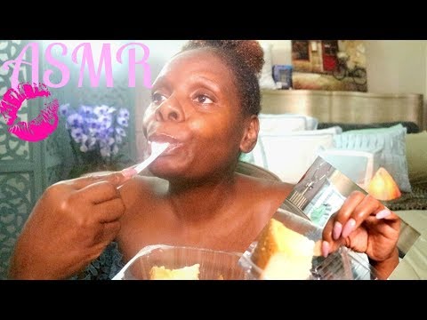 Lip Smacking ASMR Mouth Sounds Cheese Cake | Dessert