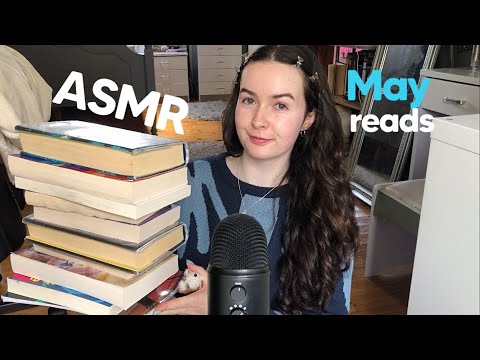 ASMR || The Books I Read In May🌻 (Fast tapping, gripping, close whispers)