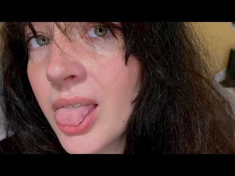 10 minutes of pure tongue scraping ASMR (intense mouth sounds, no talking)