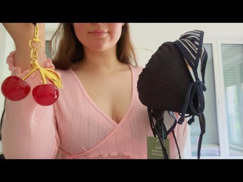 Asmr haul (bikinis, tops, random stuff) 💌