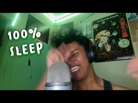 ASMR MOUTH SOUNDS SPIT PAINTING FAST AND AGGRESSIVE (100% SLEEP 🎨)