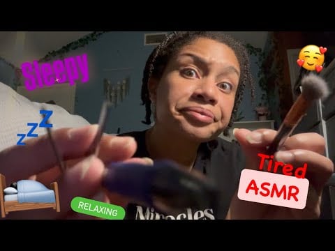 ASMR - Face Touching Sleepy Poem