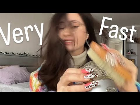 Asmr Very Fast Tapping & Scratching Triggers | No Talking | Not for senzitive ear ❌