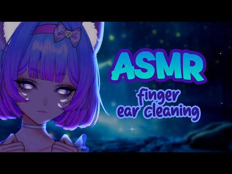 [ASMR] Gentle Finger Ear Cleaning for Sleep🌙Gloves, Ear Touching