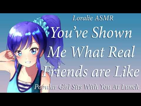 ASMR Popular Girl Asks to Sit at Your Lunch Table F4A
