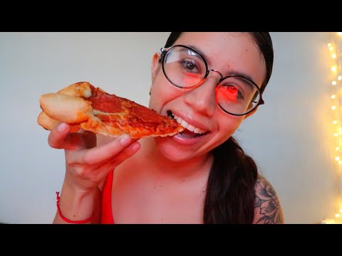 ASMR comiendo PIZZA HUT 🍕
