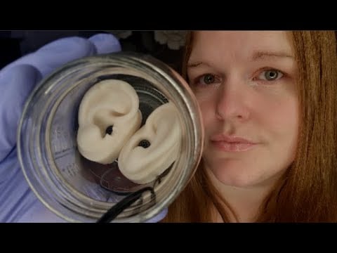 ASMR | Your Ears Inside A Mason Jar W/ Mouth Sounds, Glove, Whispering