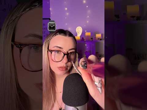 ASMR this or that 👂🏻👩🏼‍⚕️ #asmrearcleaning #asmrhairbrushing