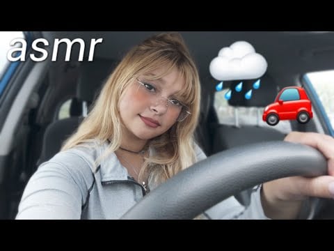 Hice ASMR en mi Carro Mientras Llovía… Y Esto Pasó 🌧️👀