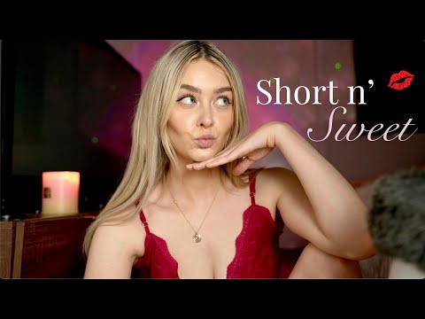 Short N Sweet ASMR 💋 (Hand Movements, Kisses, Whispers)