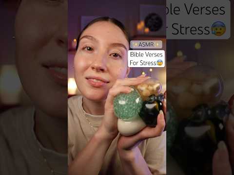 Christian ASMR for when you’re STRESSED ✝️ #bibleasmr #stressballs