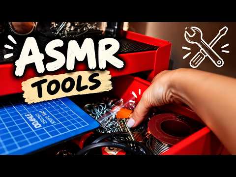 ASMR Tool Box Sounds 🔧✨ | Satisfying Metal Sounds, Tapping & Rummaging (No Talking)