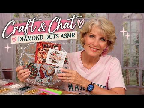 ASMR Diamond Painting 💎 Relaxing Crafting & Soft Spoken Chat