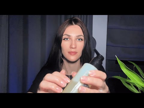 ASMR Face Massage & Hydration | Relaxing Skincare Sounds for Sleep