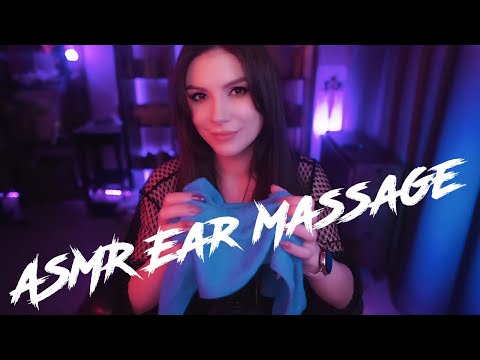 ASMR Ear Massage with Foamy Towel 💎 Crinkles in your Ears, No Talking, 3Dio