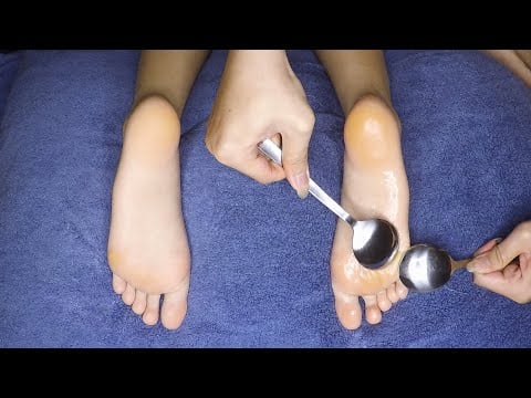 Part 1 | CALLUS SCRATCHING with Tools | ASMR Foot Scratching