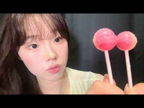 츄파춥스 이팅 사운드Asmr 🍇🍓(no talking)| Lollipop Eating, Mouth Sounds