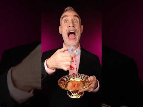Rich guy tries crunchy crystal candy Cluster Donuts from Crystal’s Gems.
