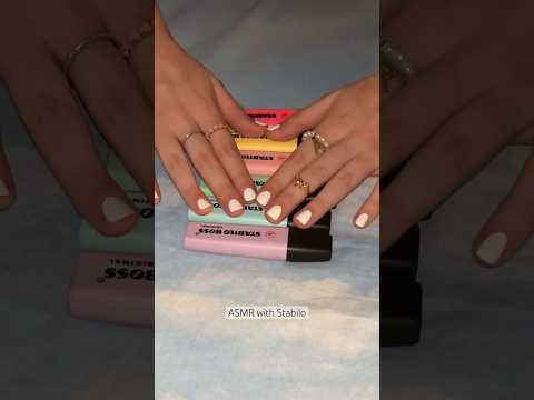 ASMR with Stabilo 🌈 #asmr #asmrvideo #shorts #stabilo #shortsvideos