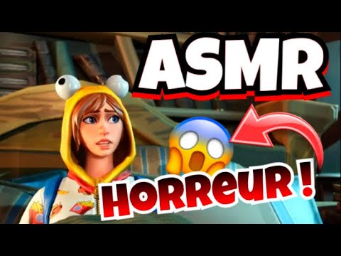 ASMR Français Je JOUE a un JEU D'HORREUR sur FORTNITE ! 😴💤 (mauvaise idée 😭)