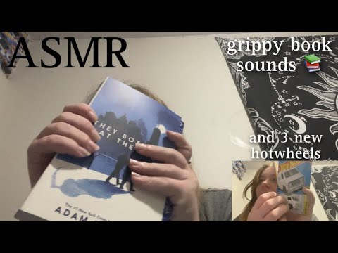 ASMR grippy book sounds (+some new hotwheels)