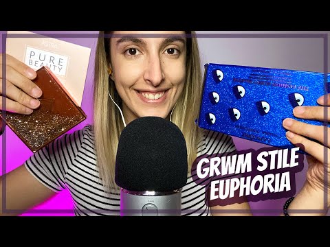 MI TRUCCO CON VOI IN SOFT SPOKEN! GRWM EUPHORIA CHALLANGE 💖  ASMR ITA