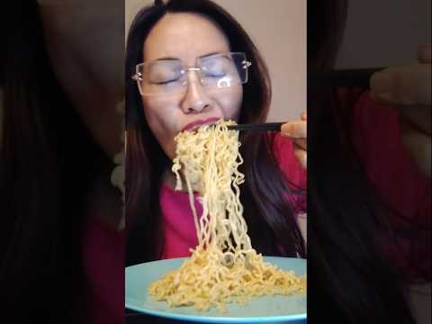 SLURPING NOODLES #mukbang #everyone #shortsfeed #food #noodles #challenge