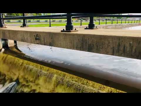 ASMR Waterfall sounds from a dam