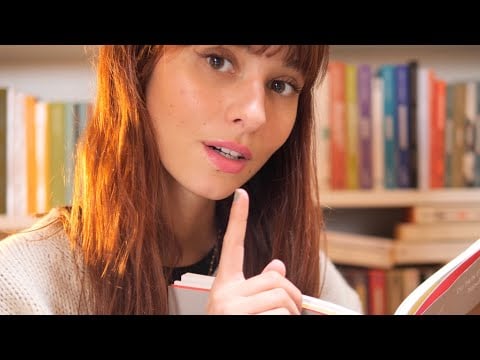 ASMR - Chut, tu es dans une bibliothèque ! (livres et animaux) 📚