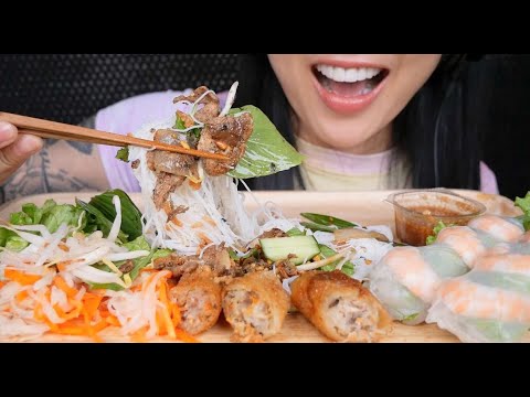 VIETNAMESE ROLLS (EATING SOUNDS) NO TALKING) | SAS-ASMR