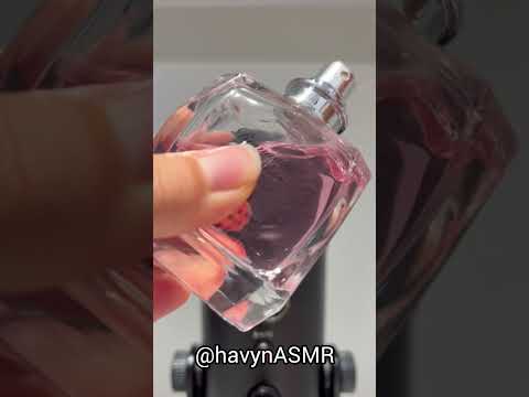 Smooth ASMR Tapping on Nike Perfume Bottle ✨ Glass Sounds (No Talking)