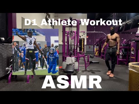 D1 College Athlete Workout ASMR (public ASMR)
