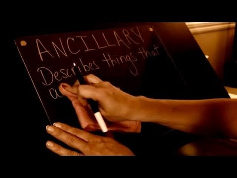 ASMR - Writing Definitions on Acrylic Board - Softly Spoken