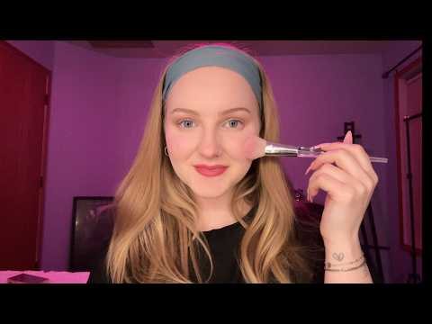 Chit Chat GRWM- super soft close whisper almost semi-inaudible 🤍