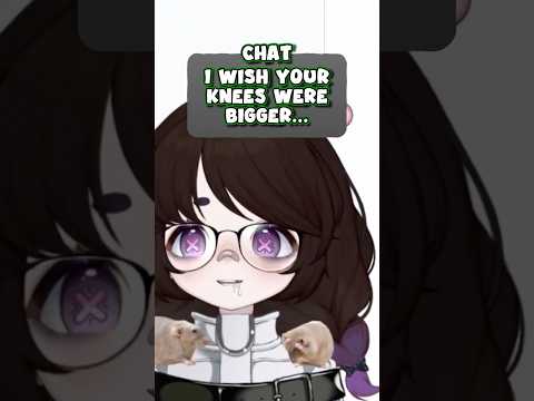 criticize my knees again i dare you! #vtuber #envtuber #shorts