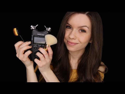 ASMR - Gentle Tascam Microphone Brushing // No Talking