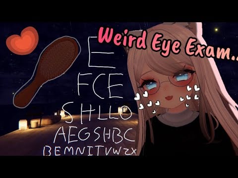 Nurse Shello performs an "Eye Exam".. | VRChat ASMR