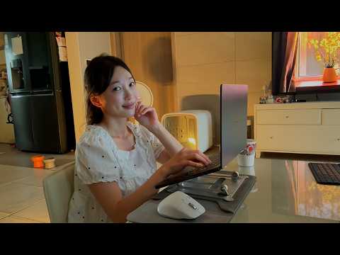 ASMR 한시간동안 키보드소리⌨️🥱😴 Watch me Work (Study with me)(Keyboard typing 1 Hour)