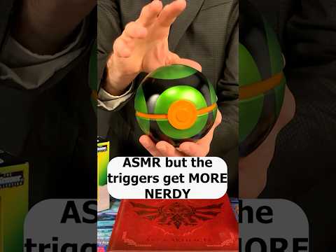 ASMR but the triggers get MORE nerdy #asmr #asmrshorts #asmr&r