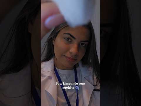 ASMR| Vamos fazer uma limpeza em seus ouvidos👂🏻🫧
