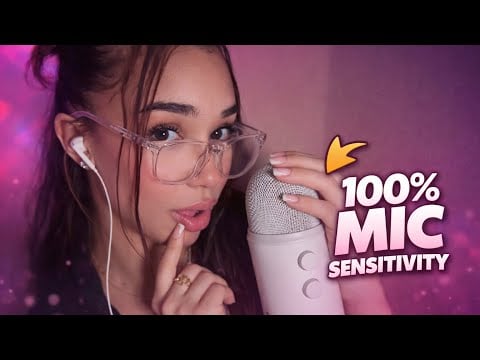 ASMR Mouth Sounds at 100% Mic Sensitivity 🫦 