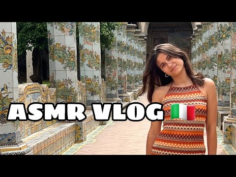 ASMR VLOG segundo dia em Napoles🇮🇹❤️