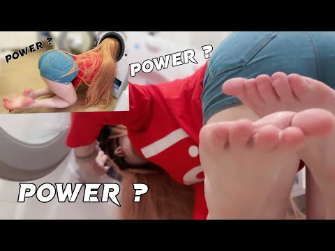 SHE GOT STUCK 😱 Power ASMR Cosplay