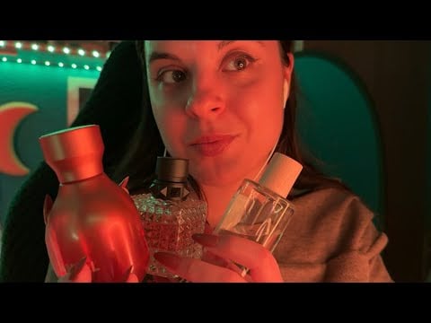 ASMR mi colección de perfumes actualizada ~ susurros, tapping relajante ♡