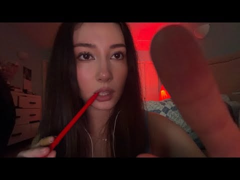 ASMR ~ Guessing Everything WRONG About You (pen nibbling, hand movements)